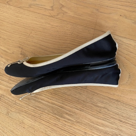 JCREW Black Satin Ballet Flats - Picture 4 of 5